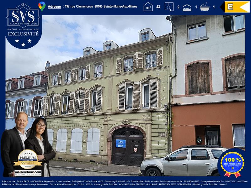 Appartement - 43 m² - 2 pièces