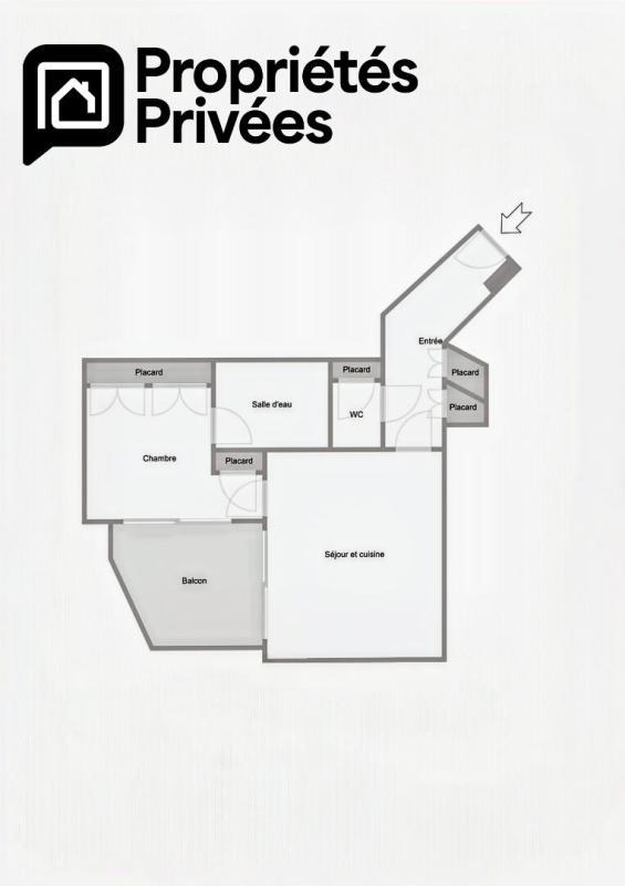 Appartement - 42 m² - 2 pièces