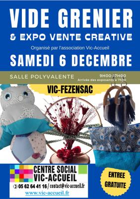 Vide grenier et expo vente créative