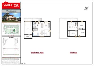 Maison - 91 m² - 4 pièces