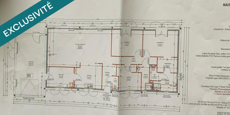 Maison - 142 m² - 5 pièces