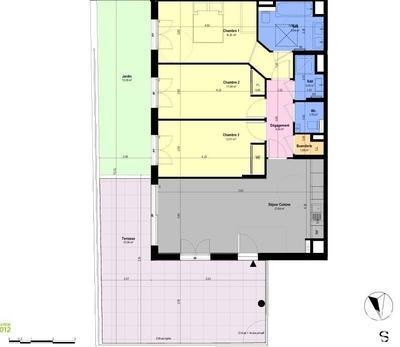 Appartement - 82 m² - 4 pièces