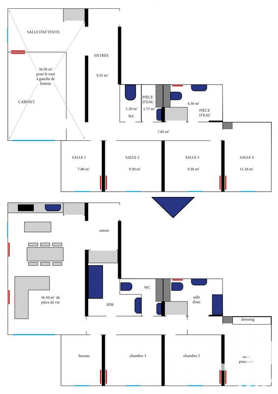 Appartement - 98 m² - 5 pièces