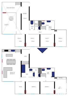 Appartement - 98 m² - 5 pièces