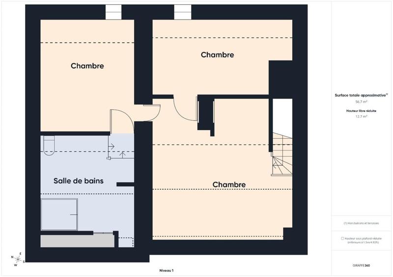 Maison - 107 m² - 4 pièces