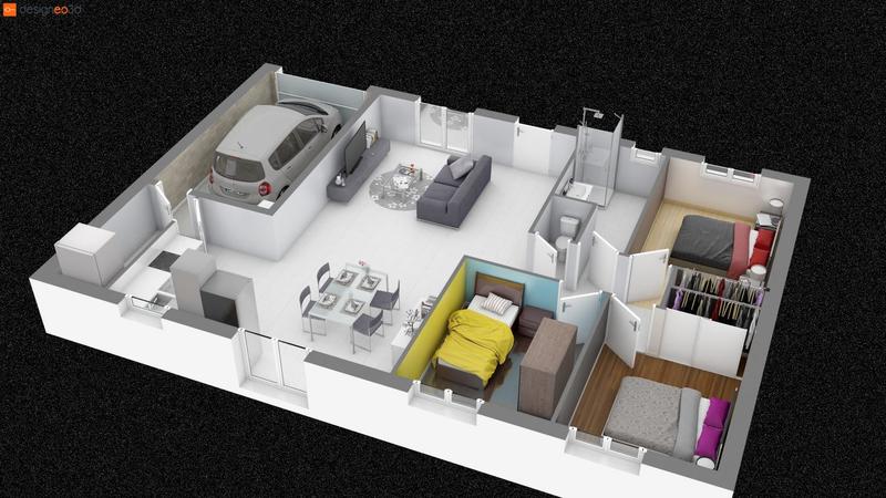 Maison - 84 m² - 5 pièces