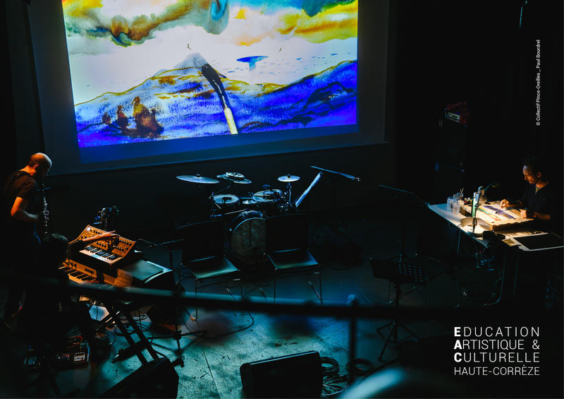 Spectacle Fables, concert dessiné