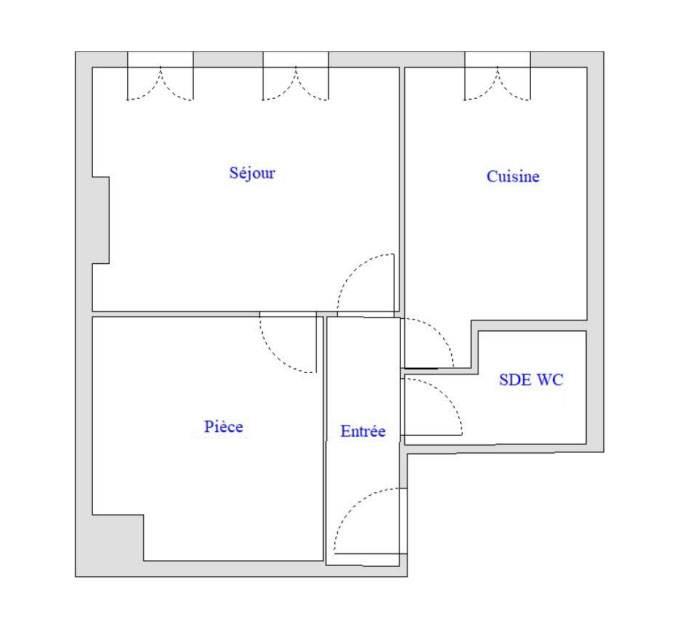 Appartement - 32 m² - 2 pièces