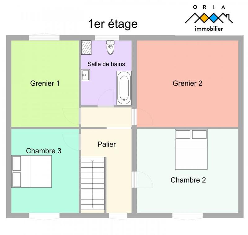 Corps de ferme - 142 m² - 5 pièces