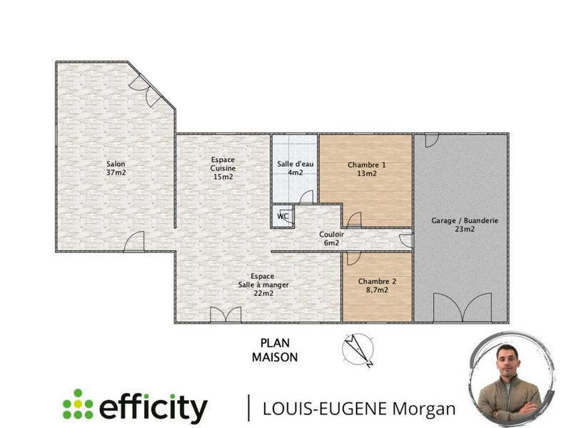 Pavillon - 107 m² - 5 pièces