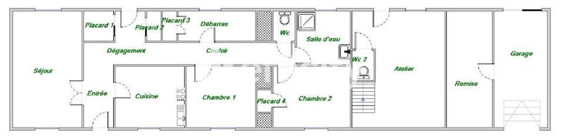 Maison - 86 m² - 4 pièces