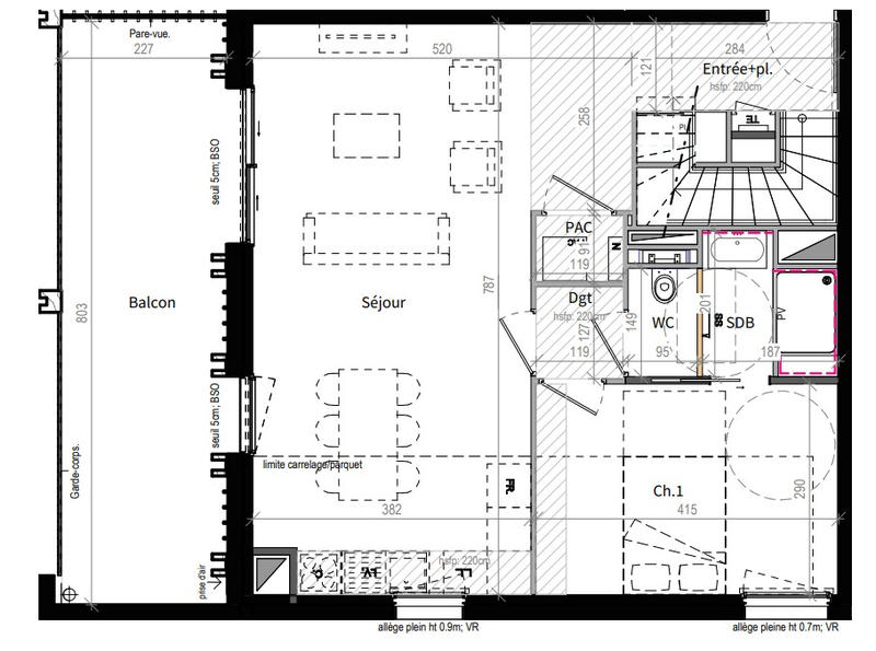 Appartement - 104 m² - 4 pièces