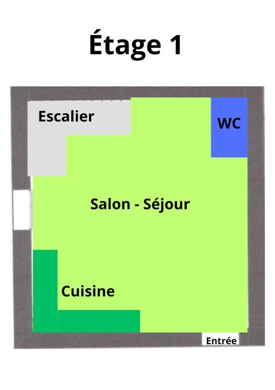 Appartement - 50 m² - 2 pièces