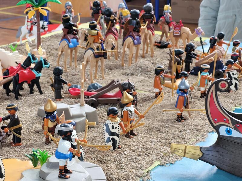 3ème exposition vente playmobil pour le téléthon