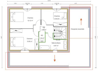 Maison - 118 m² - 5 pièces