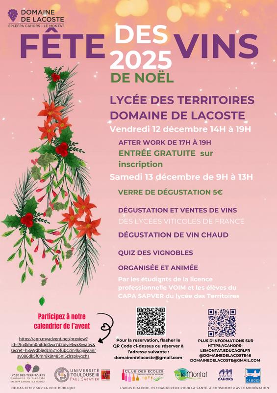 la Fête des vins au Domaine de Lacoste