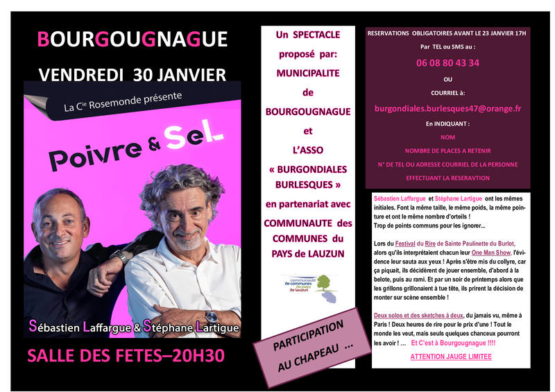 Poivre &amp; Sel avec Sébastien Laffargue et Stéphane Lartigue