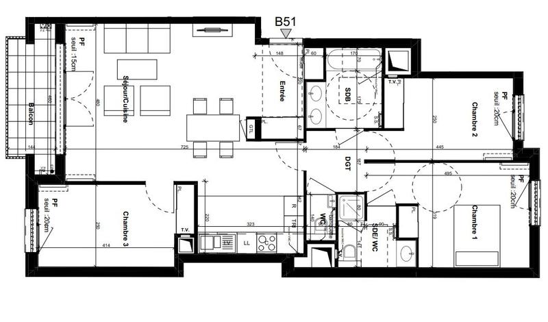 Appartement - 89 m² - 4 pièces