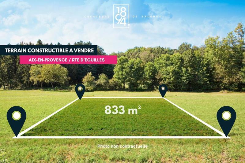 Terrain - 833 m²
