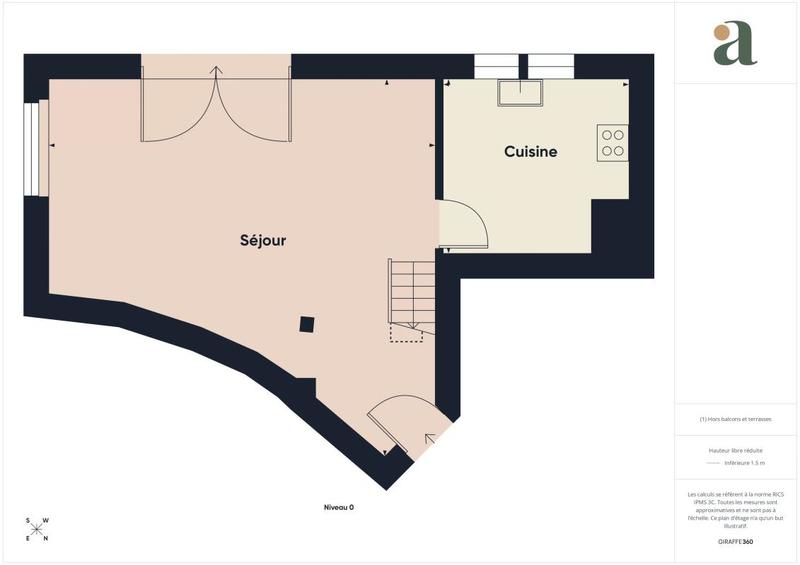 Appartement ancien - 125 m² - 5 pièces