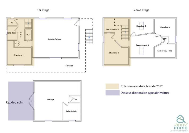 Châlet - 85 m² - 5 pièces