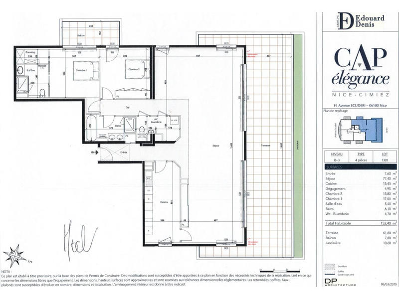 Appartement - 197 m² - 5 pièces