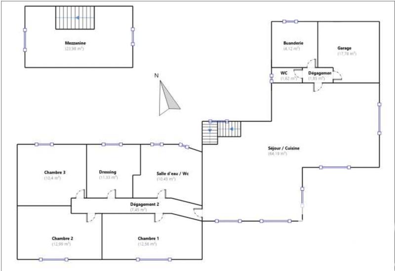 Maison - 165 m² - 8 pièces