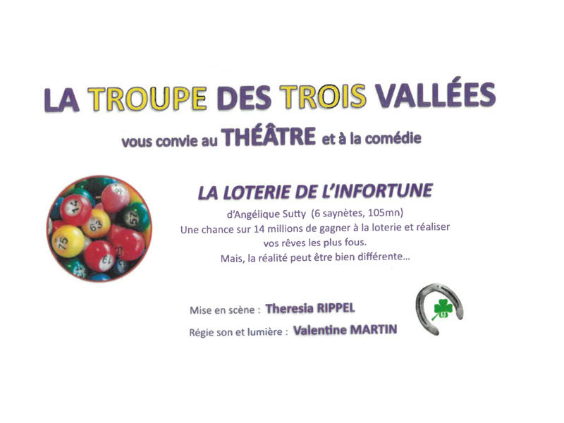Théâtre par la Troupe des Trois Vallées