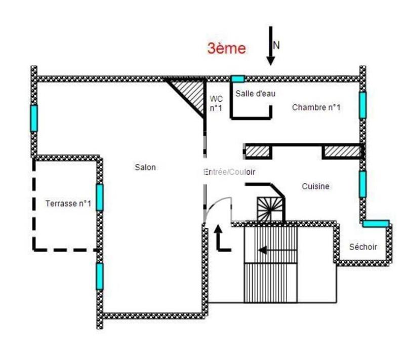 Appartement - 130 m² - 4 pièces