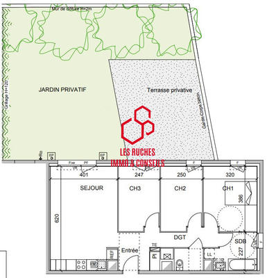 Appartement - 74 m² - 4 pièces