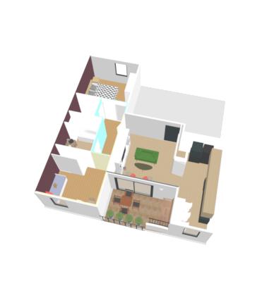 Appartement - 64 m² - 3 pièces