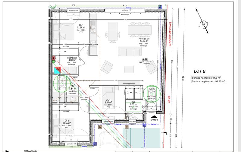 Maison - 92 m² - 4 pièces