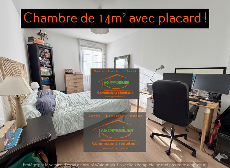 Appartement - 65 m² - 3 pièces