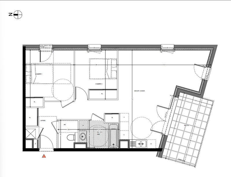 Appartement - 69 m² - 3 pièces