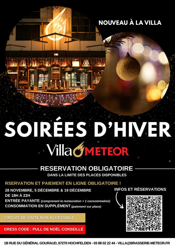 Soirée d'Hiver à la Villa Meteor