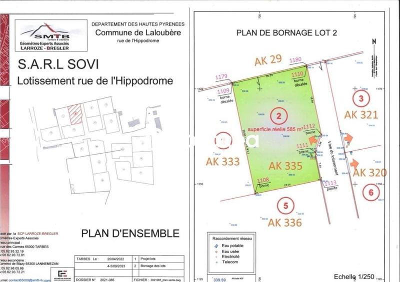 Terrain constructible - 575 m²