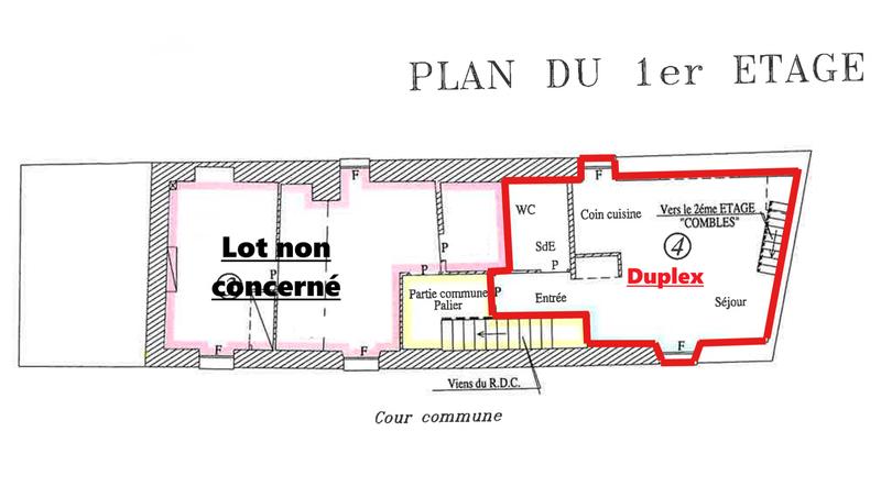 Duplex - 32 m² - 2 pièces