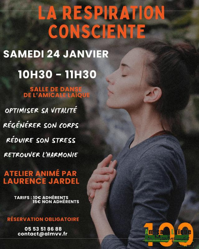 Atelier - la respiration consciente