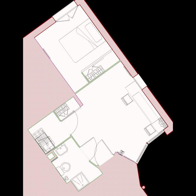 Appartement - 30 m² - 2 pièces