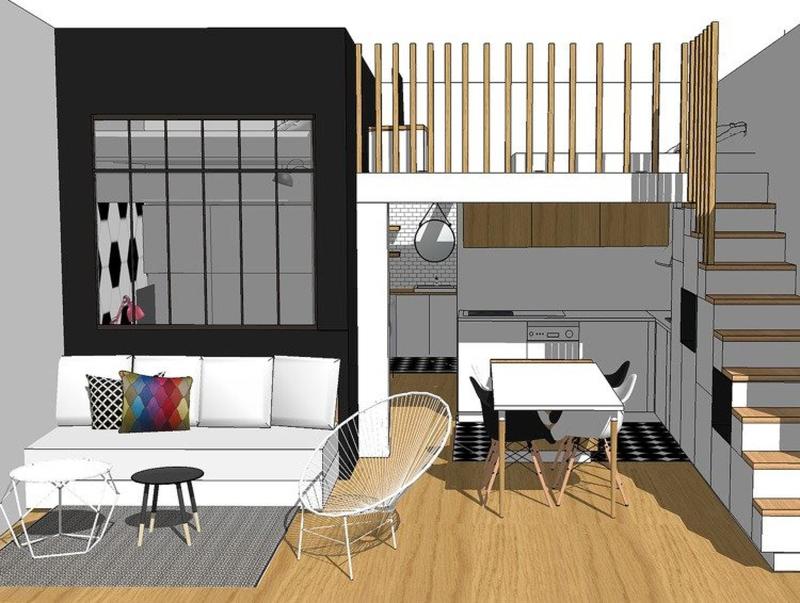 Appartement - 39 m² - 3 pièces