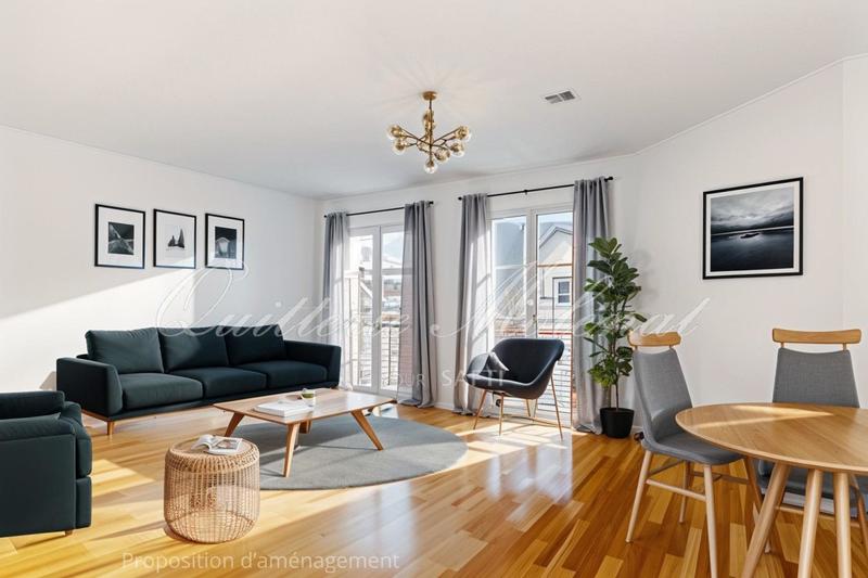 Appartement - 90 m² - 3 pièces