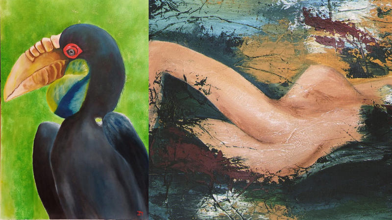 Exposition « la couleur des émotions » Isabelle Mielot et Dominique Buhler