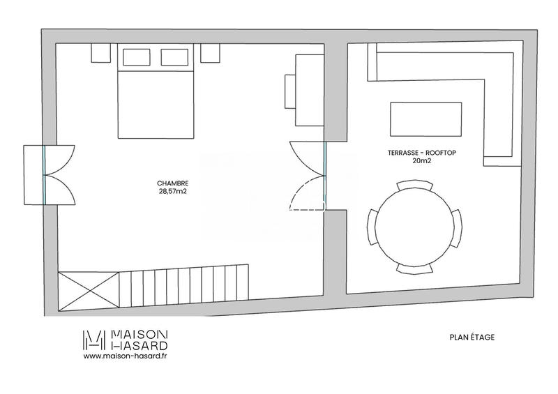 Maison - 75 m² - 2 pièces