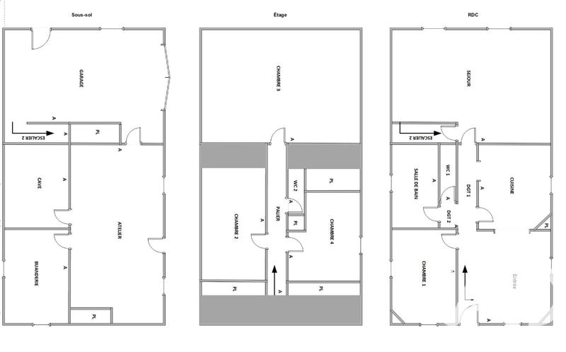 Maison - 135 m² - 6 pièces