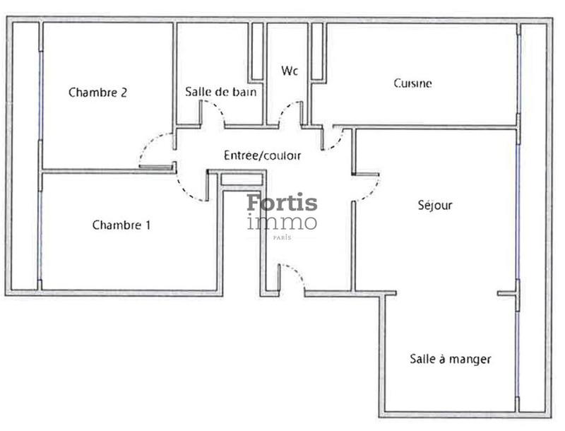 Appartement - 72 m² - 3 pièces