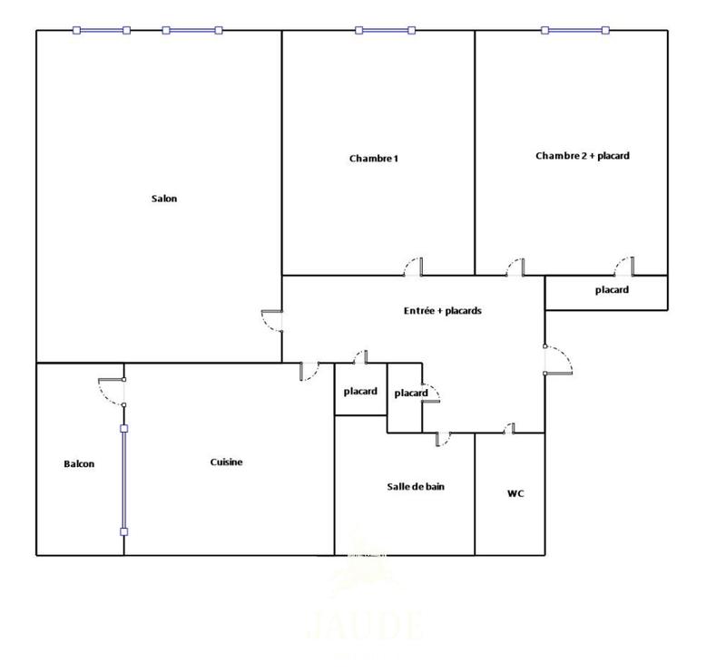Appartement - 62 m² - 3 pièces