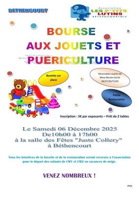 Bourse aux jouets - puériculture