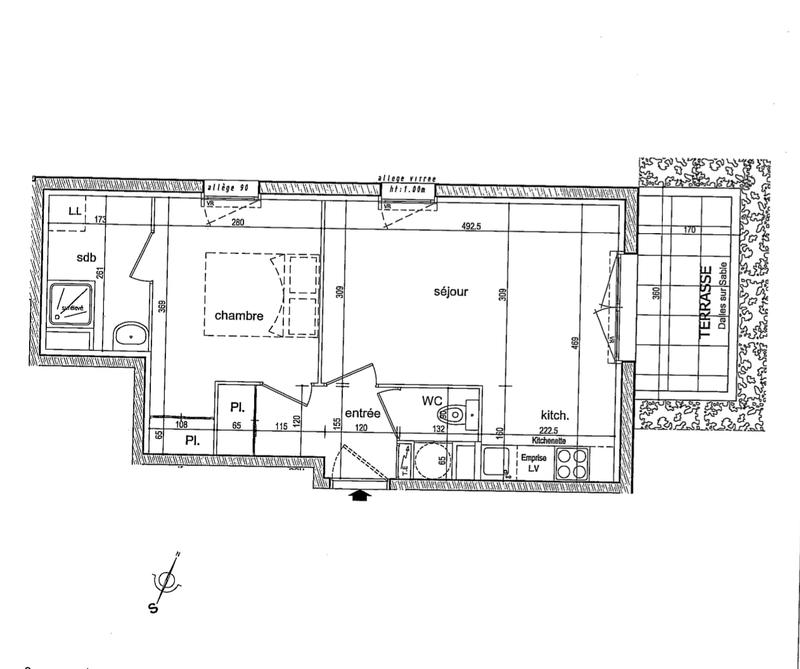 Appartement - 39 m² - 2 pièces