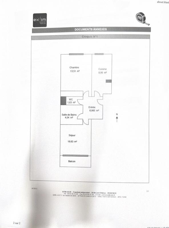 Appartement - 52 m² - 2 pièces