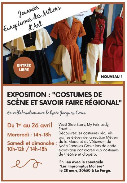 Exposition "Costume de scène et savoir faire régional"